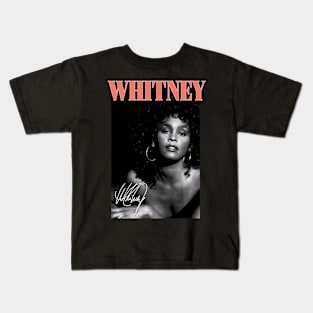 Whitney Houston Vintage Whitney Kids T-Shirt